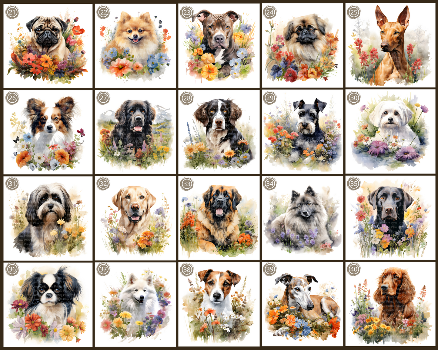 Gepersonaliseerde Mok | "Dog Flower"
