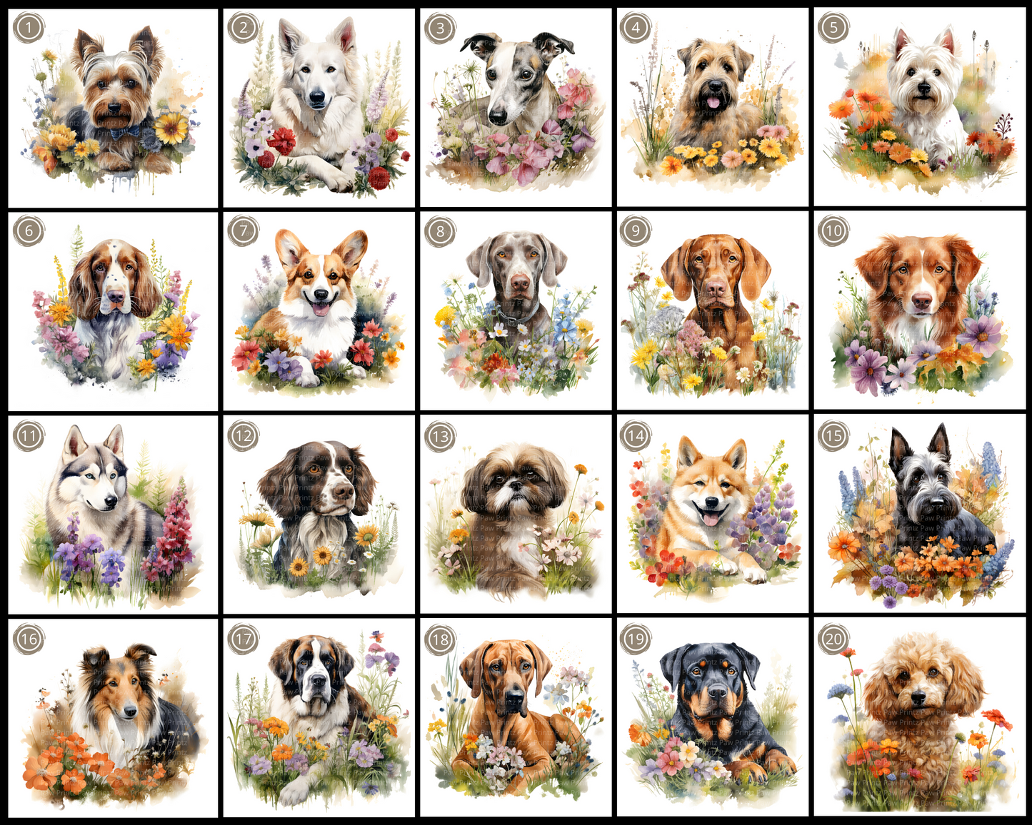 Gepersonaliseerde Mok | "Dog Flower"