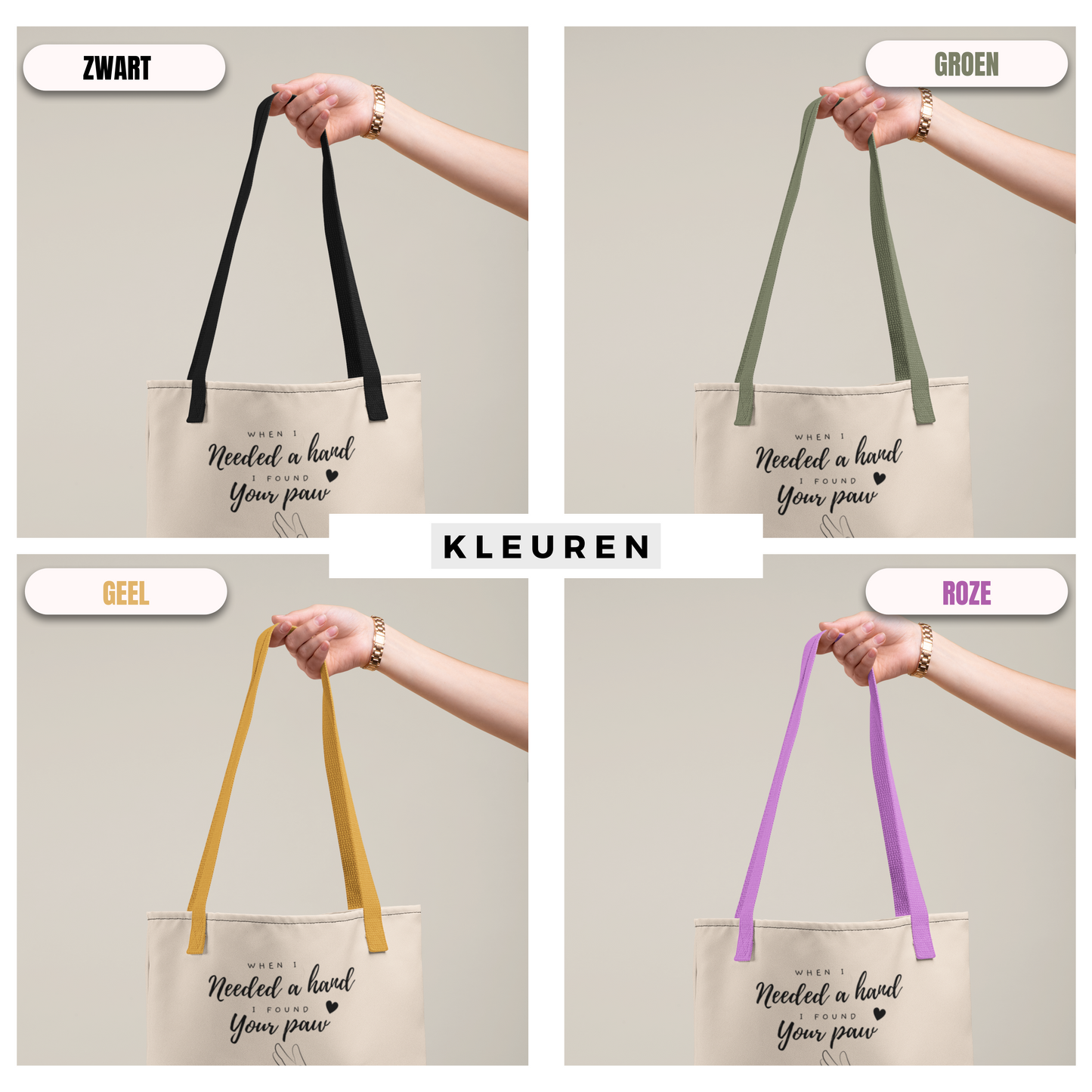 Tote Bag | "I found your paw.." Quote