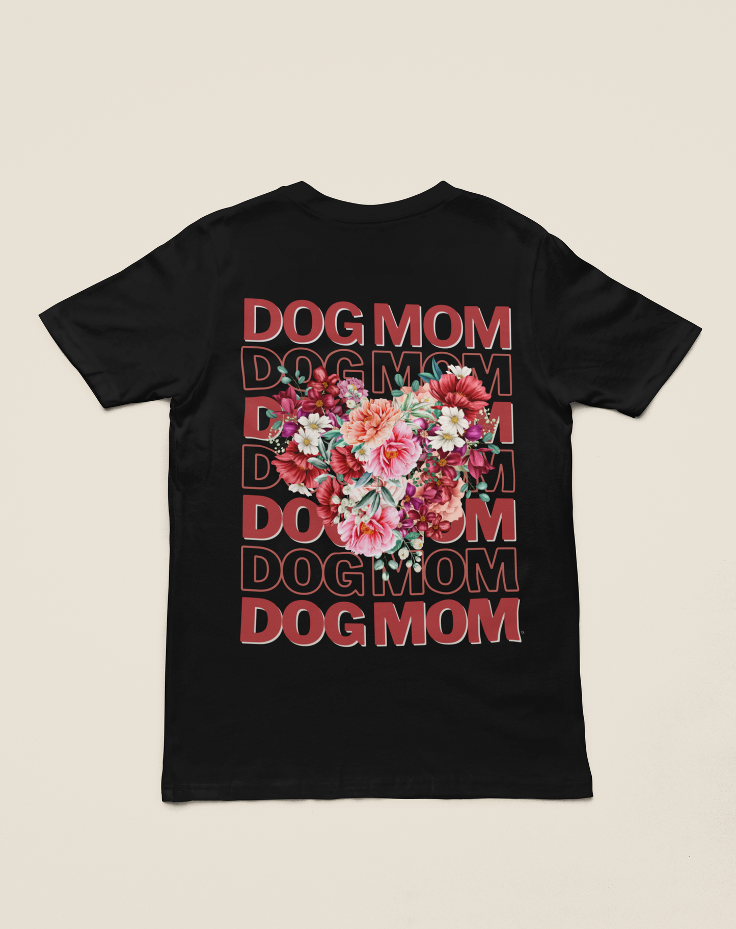 T-Shirt | Dog mom flowers