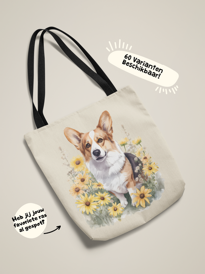 Tote Bag Flowers | Meer dan 60 verschillende variaties!