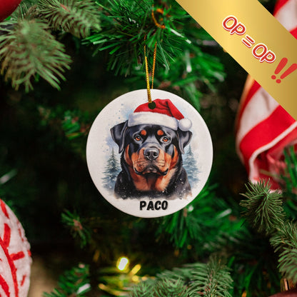 Gepersonaliseerde kerstbal Hond 🎄