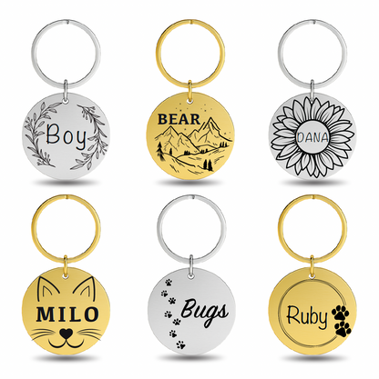 Name Tags round | 6 Designs