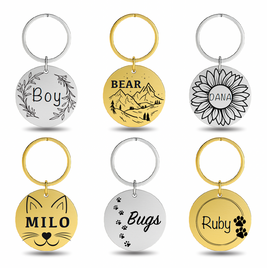 Name Tags round | 6 Designs