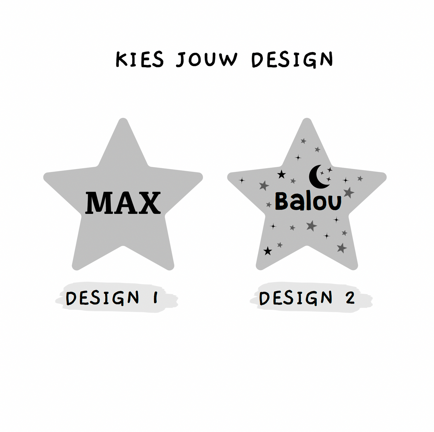 Name Tag | Star Shape
