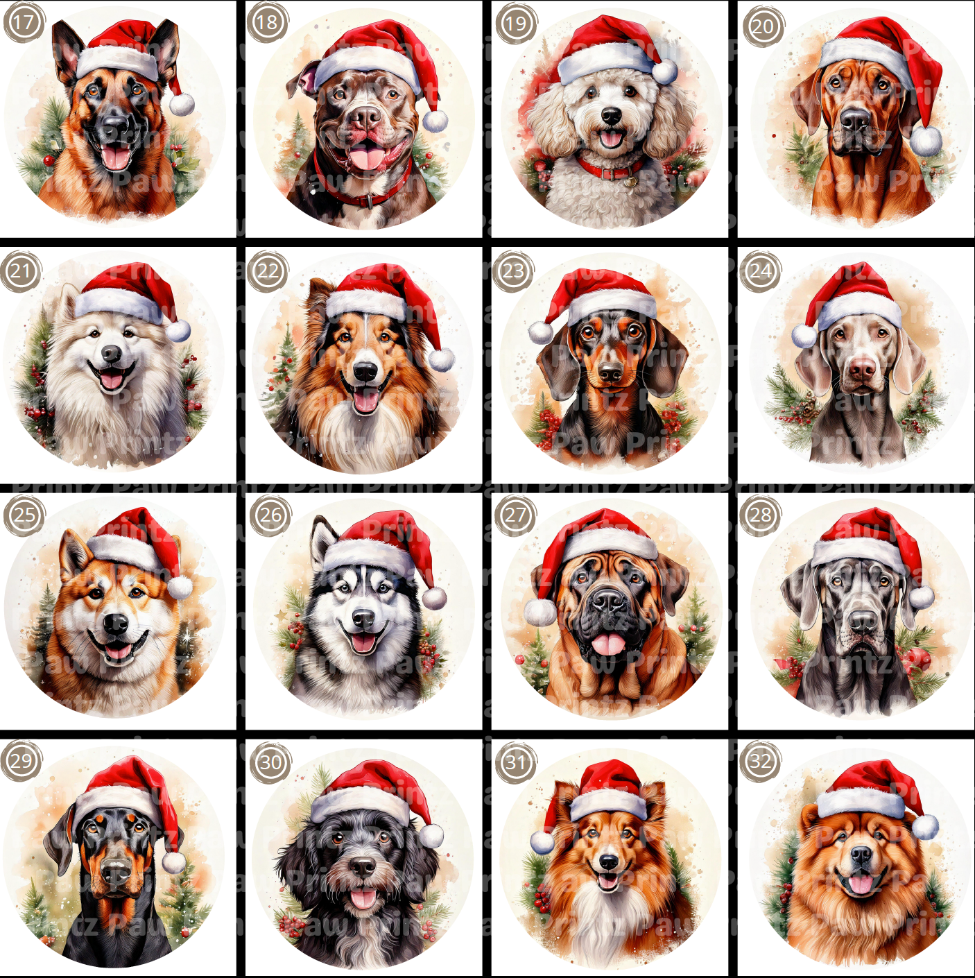 Gepersonaliseerde kerstbal Hond 🎄